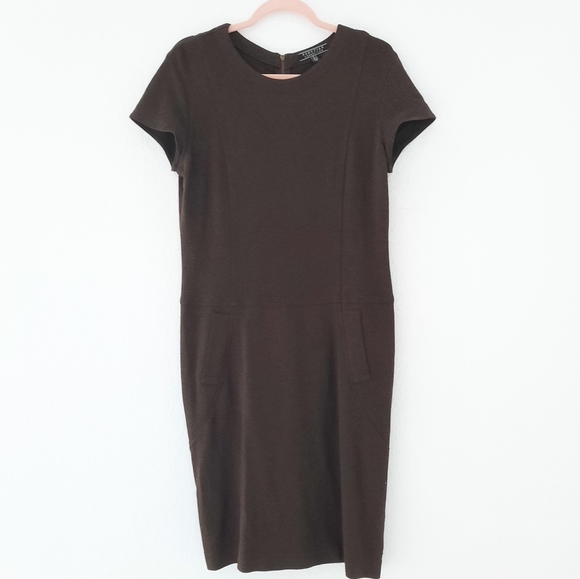 Peruvian Connection Brown Dress w/ Front Pocket 8 - Picture 2 of 4
